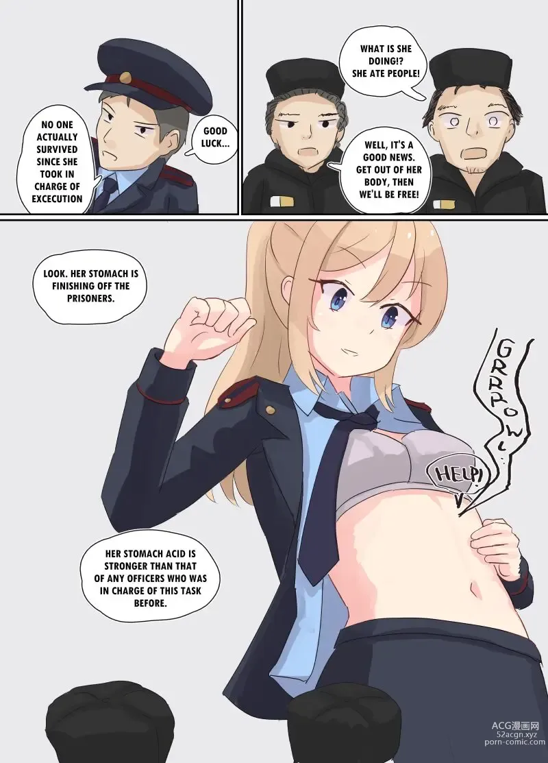 Page 2 of doujinshi Policewoman vore