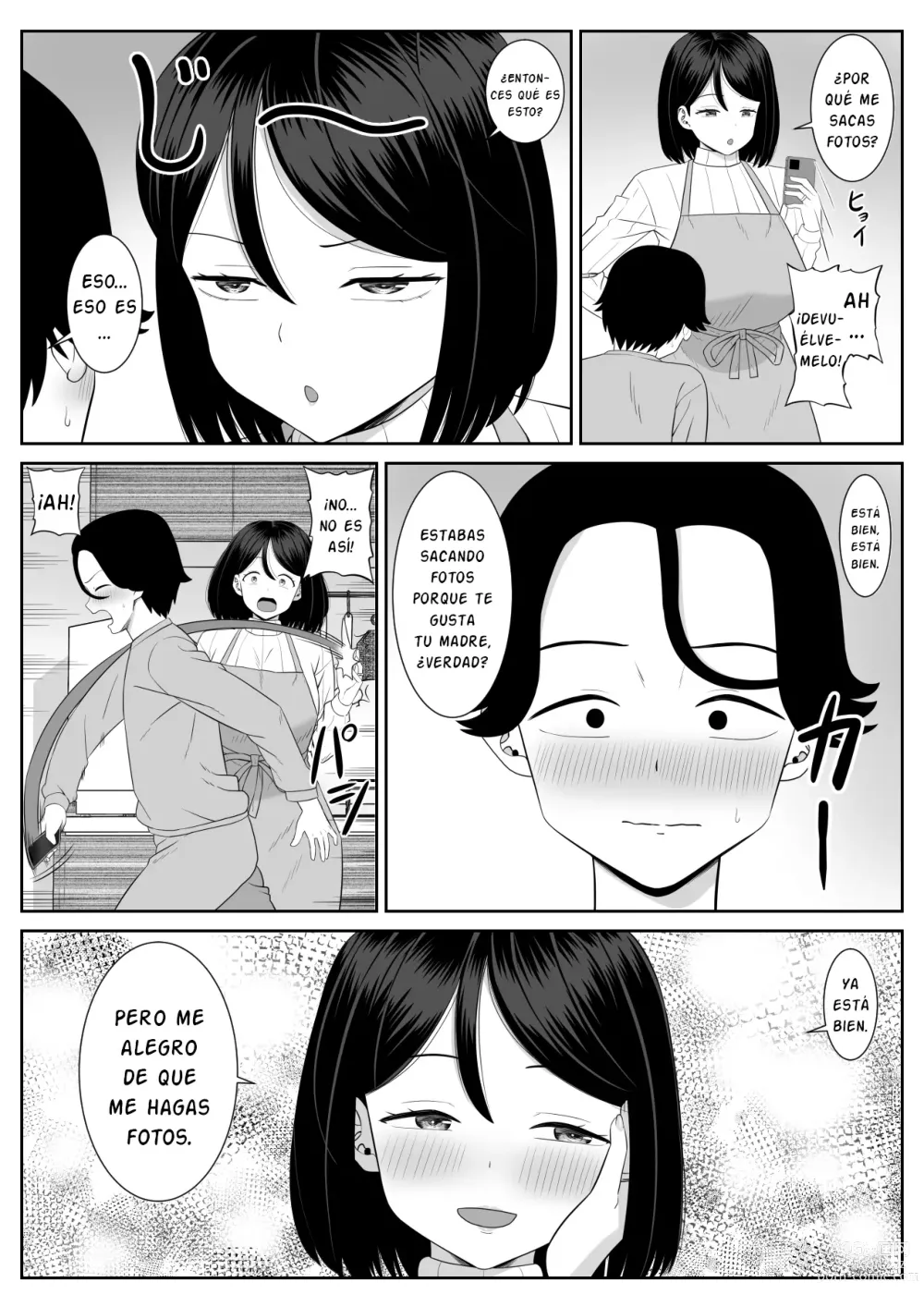 Page 6 of doujinshi Shishunki Musuko wa Okaa-san ni Yokujou suru