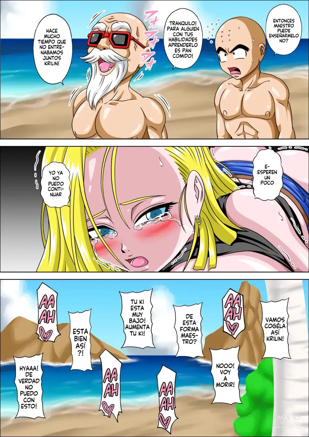 Page 34 of doujinshi El maestro Roshi y la tentación de la mujer casada