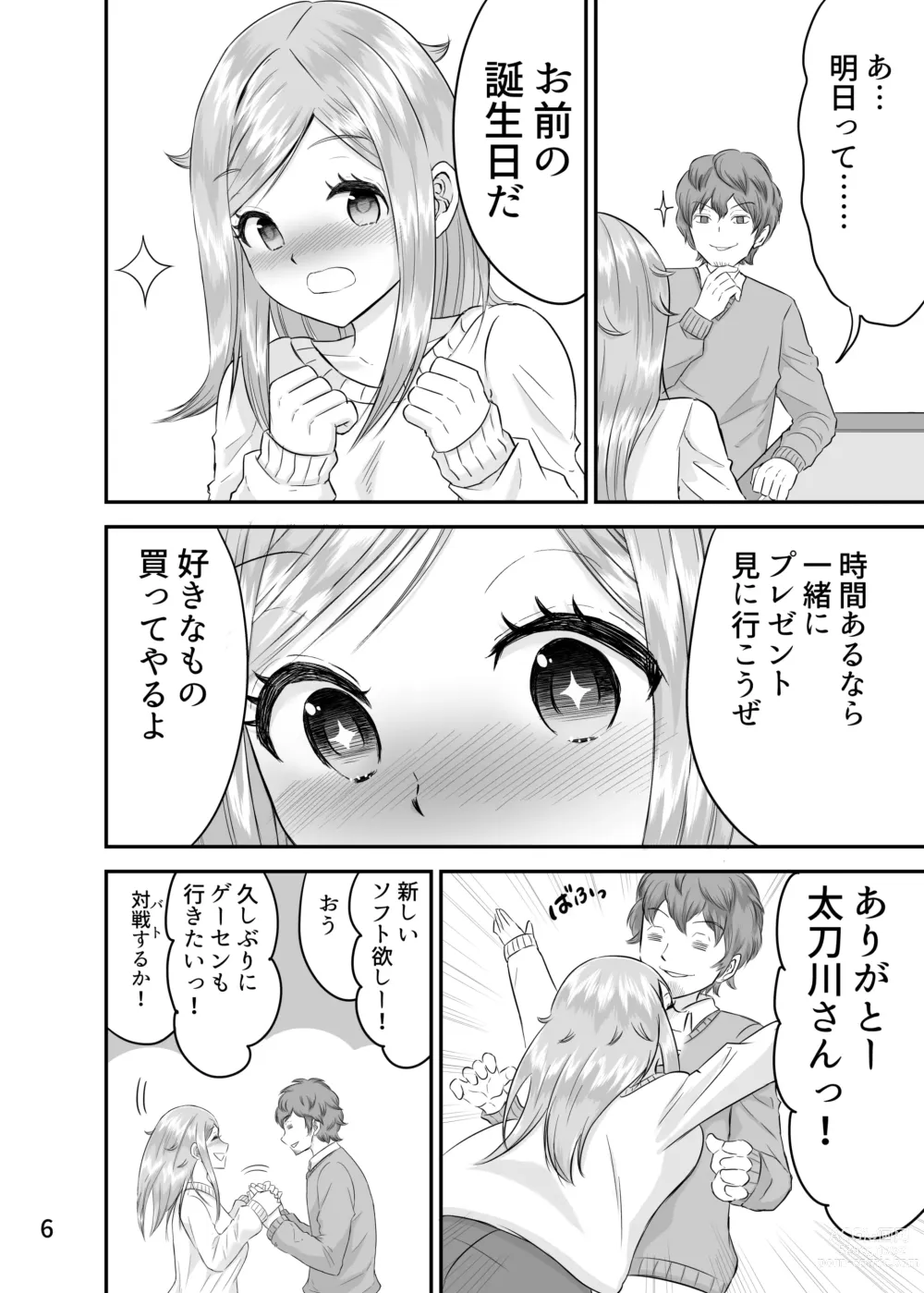 Page 5 of doujinshi Kyousei Sei Settai -Dare ni mo Ienai Gokuhi Ninmu-