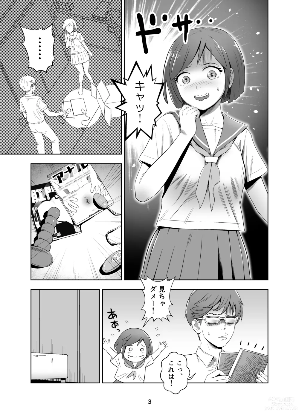 Page 3 of doujinshi Seijun Kanojo wa Kentsuana Bitch