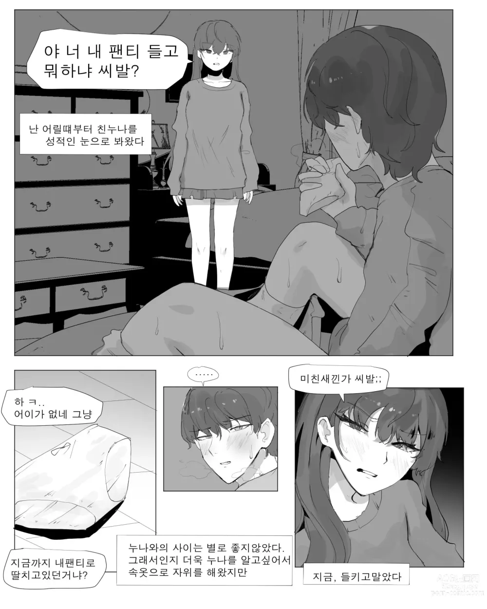 Page 2 of doujinshi 친누나한테 펨돔조교 당하는 만화