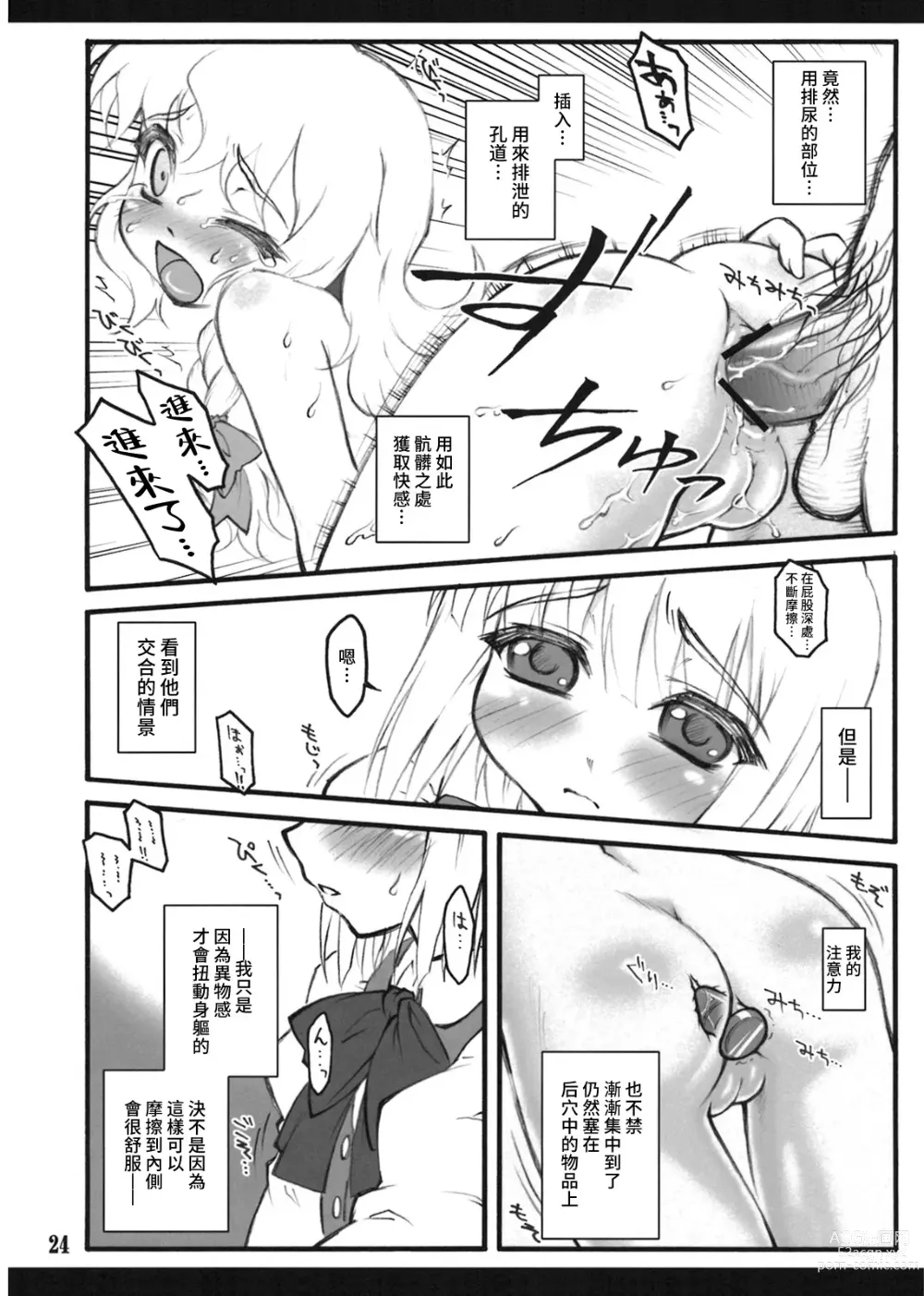 Page 23 of doujinshi Youmu ~Touhou Shoujo Saiin~