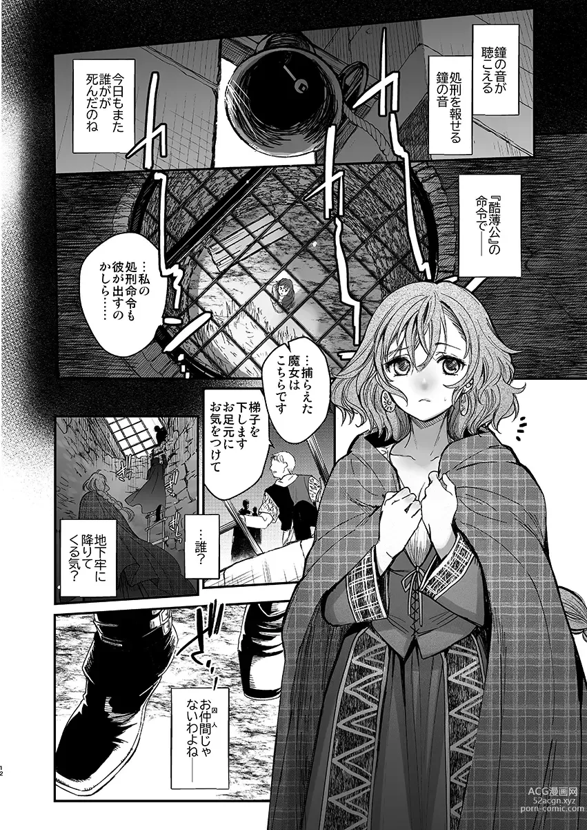 Page 10 of doujinshi Shikei Senkoku Sareta Kenjyo ga  Kiraware Ouji ni Dekiai Sarete, Shiawase ni Naru made no Monogatari・Zenpen