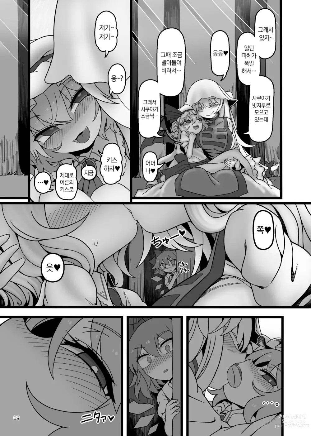 Page 8 of doujinshi Yukari to Remilia