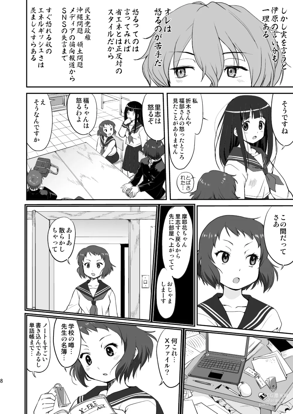 Page 8 of doujinshi Hikari no Ame