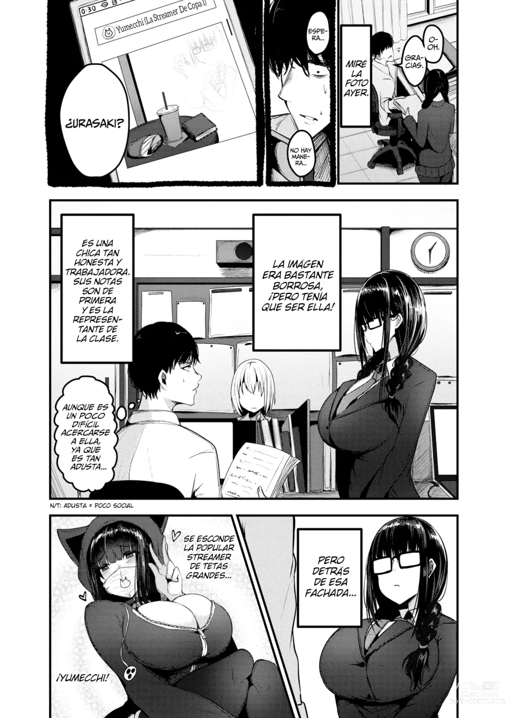 Page 4 of manga Yumecchi Livestream