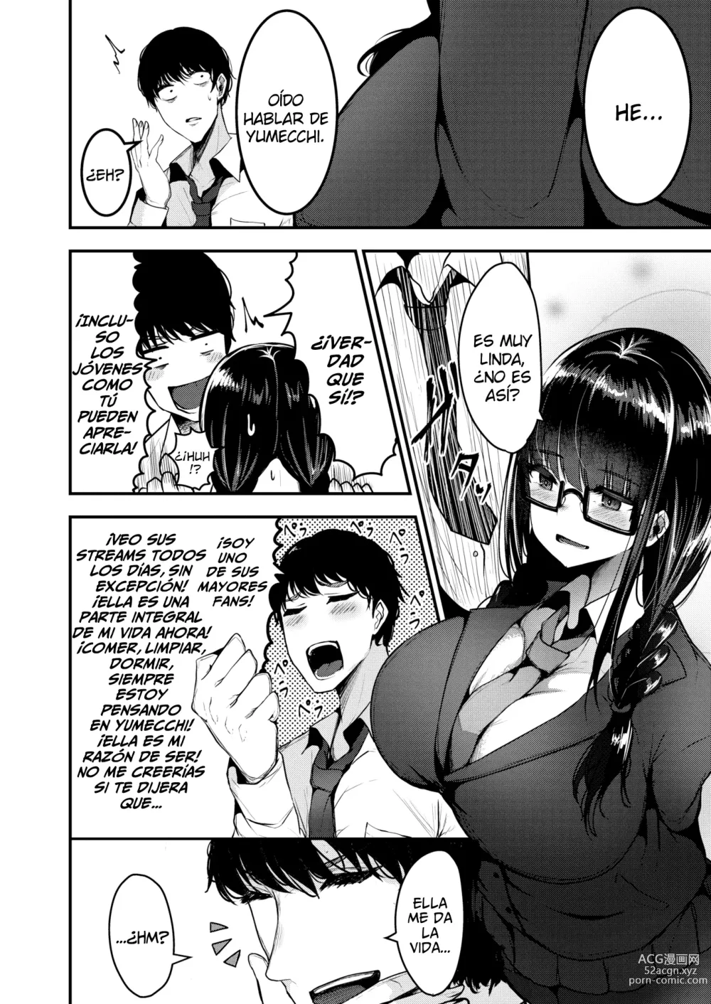 Page 6 of manga Yumecchi Livestream