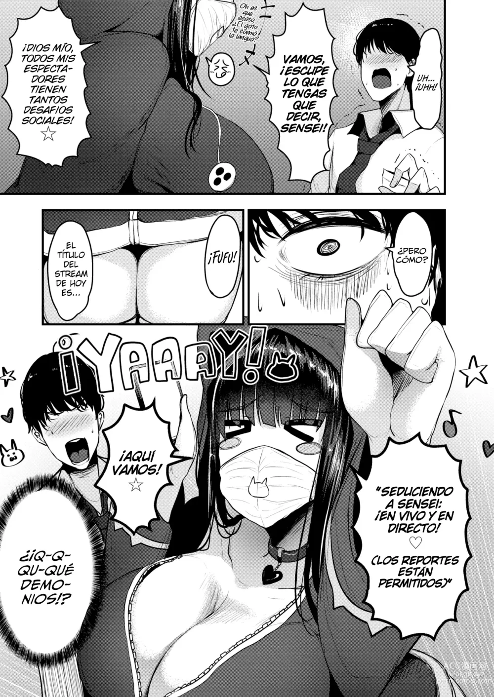 Page 9 of manga Yumecchi Livestream
