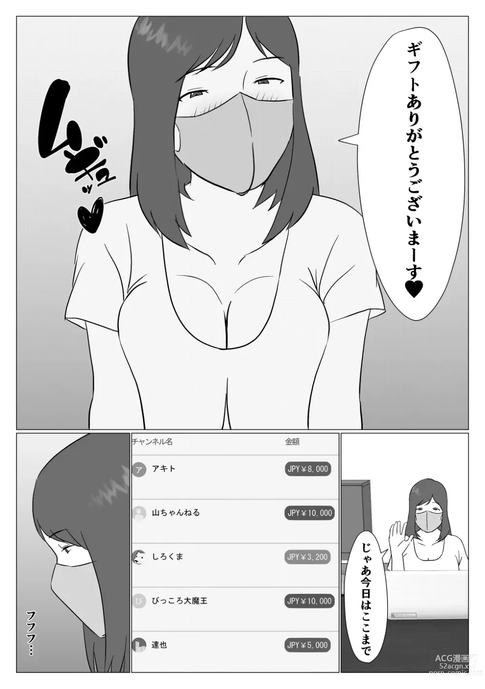 Page 8 of doujinshi Kaa-chan wa Haishinsha