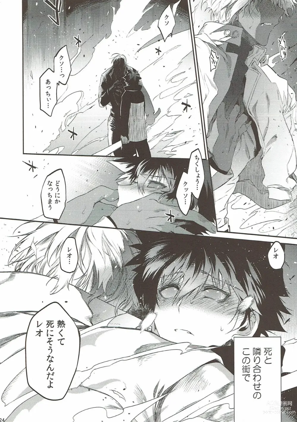 Page 23 of doujinshi Teisou x Battle Frontie