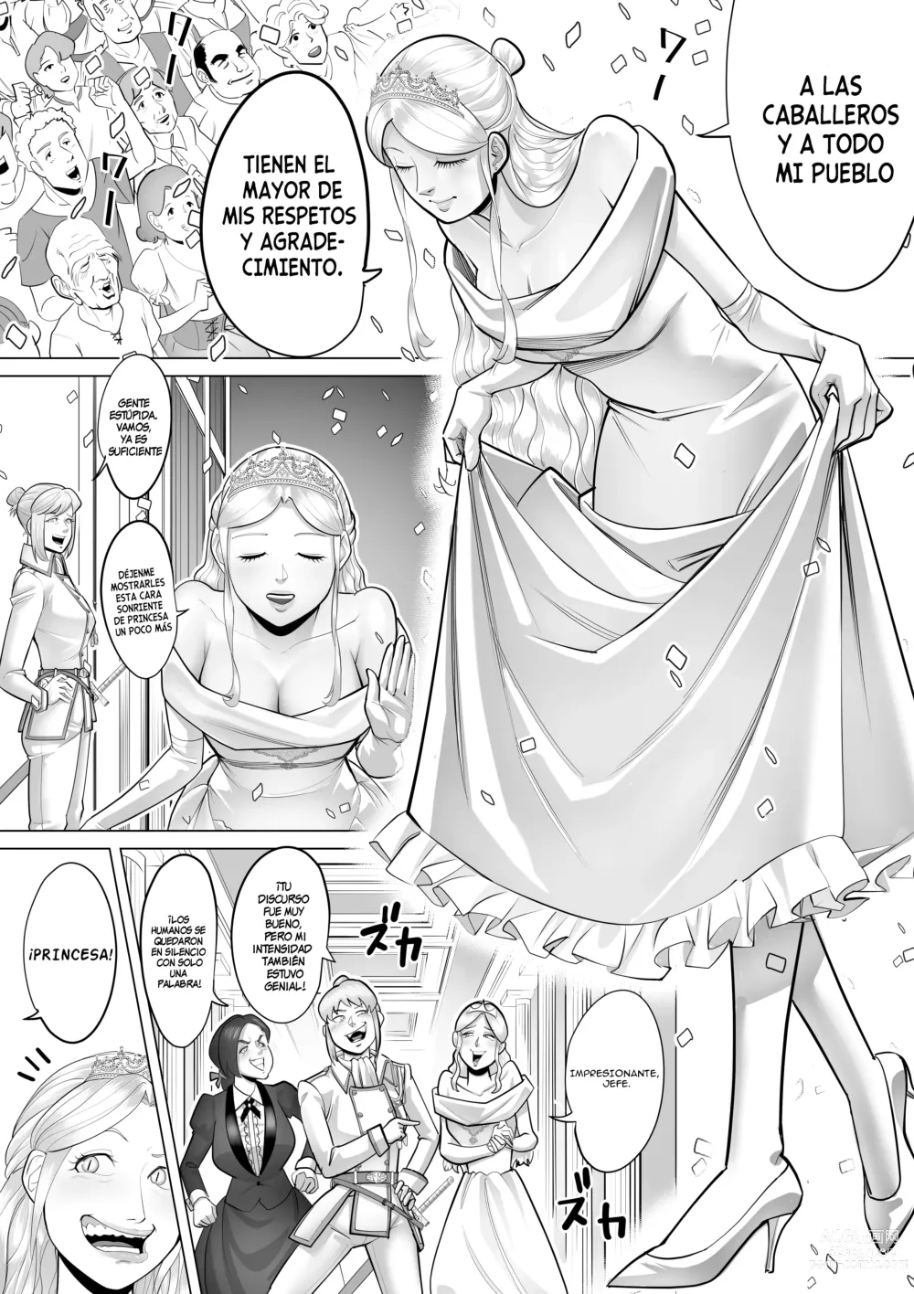 Page 15 of doujinshi The Reincarnated Orcs. A Story Of Possession In A Different World