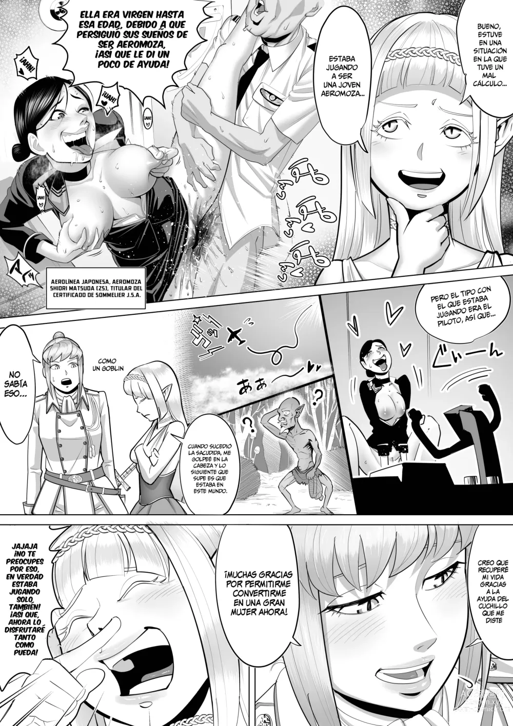 Page 19 of doujinshi The Reincarnated Orcs. A Story Of Possession In A Different World