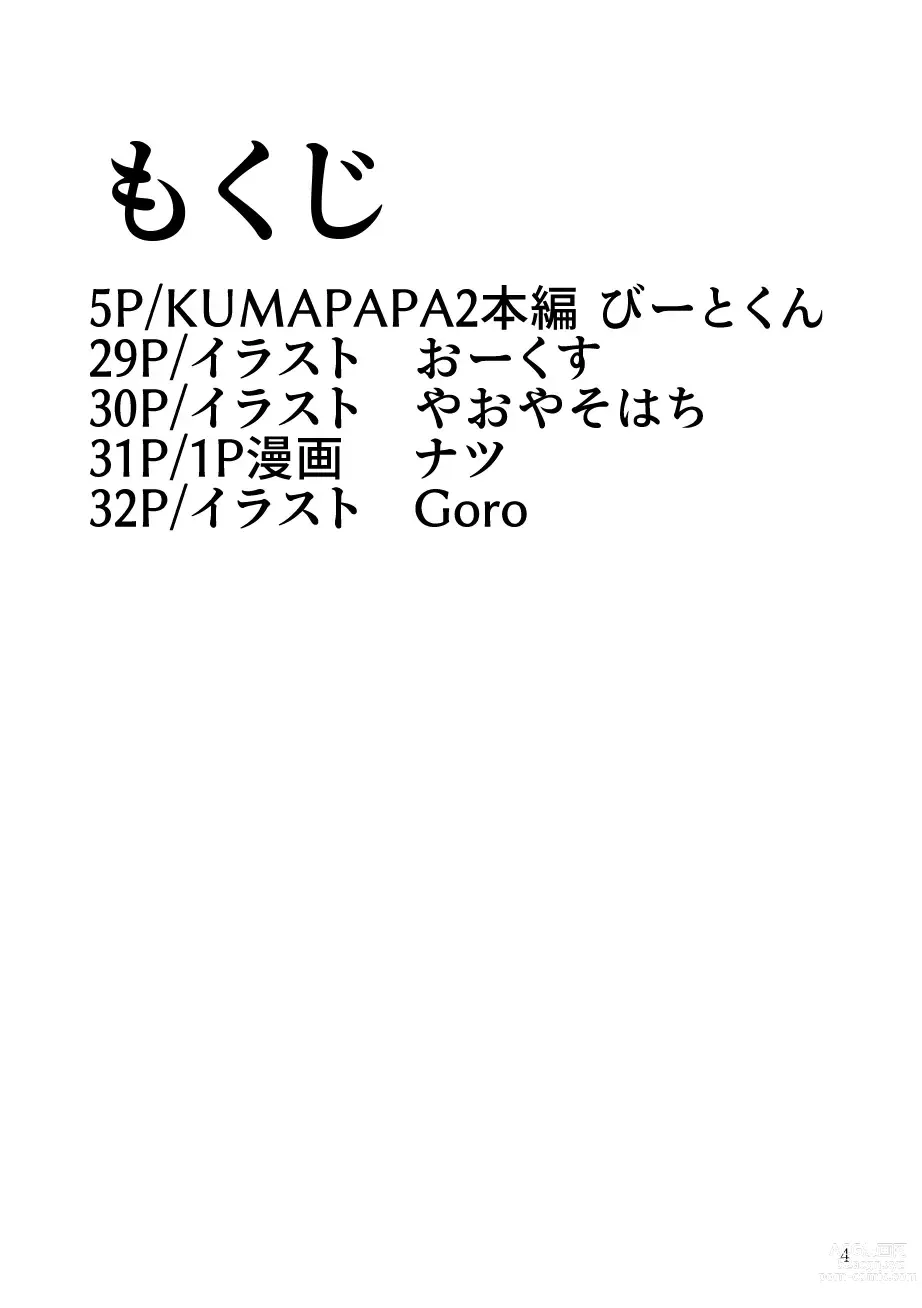 Page 3 of doujinshi KUMAPAPA 2