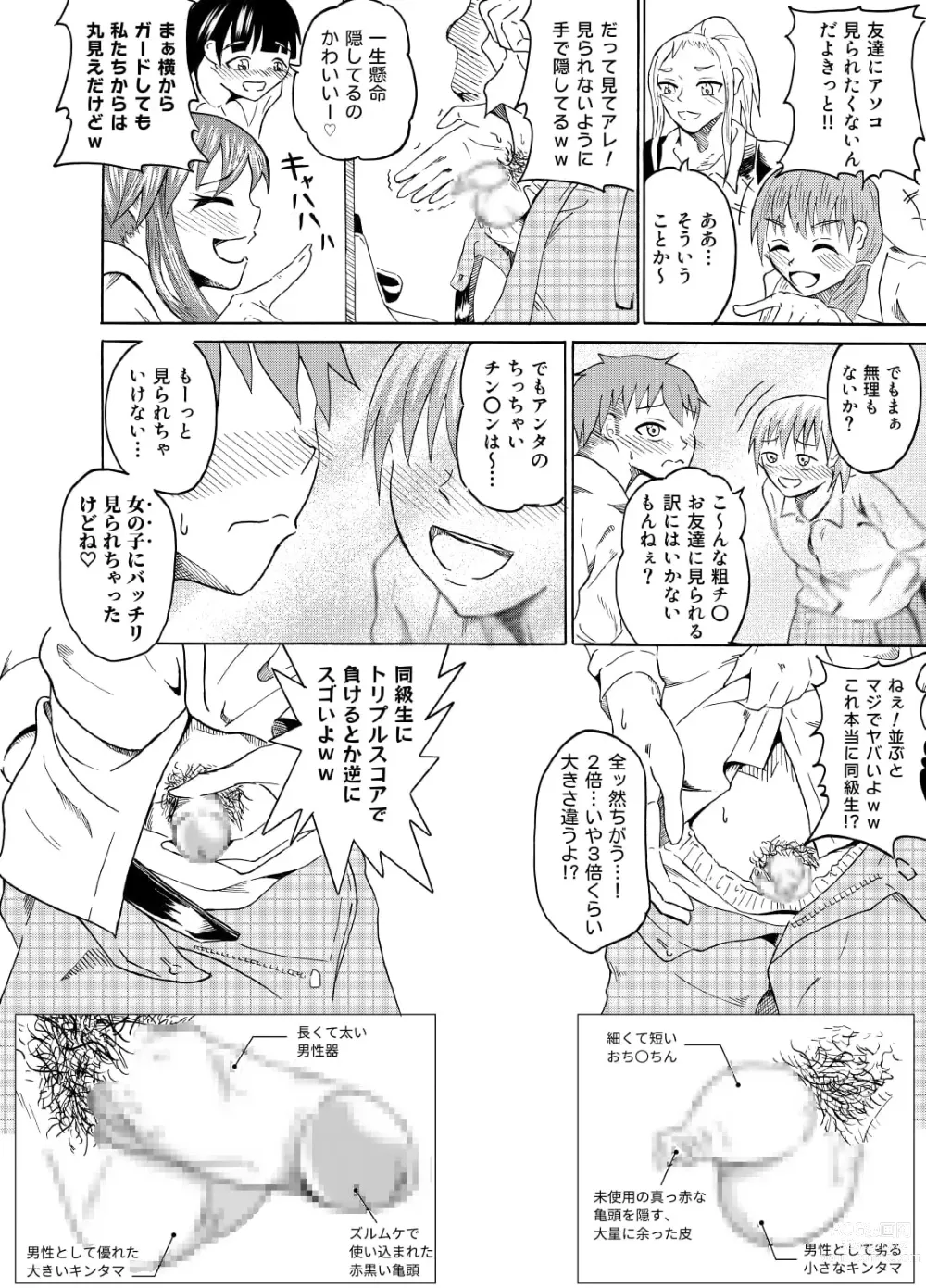 Page 9 of doujinshi Nozoki Miru Joshi-tachi ~Danshi Toilet Hen~