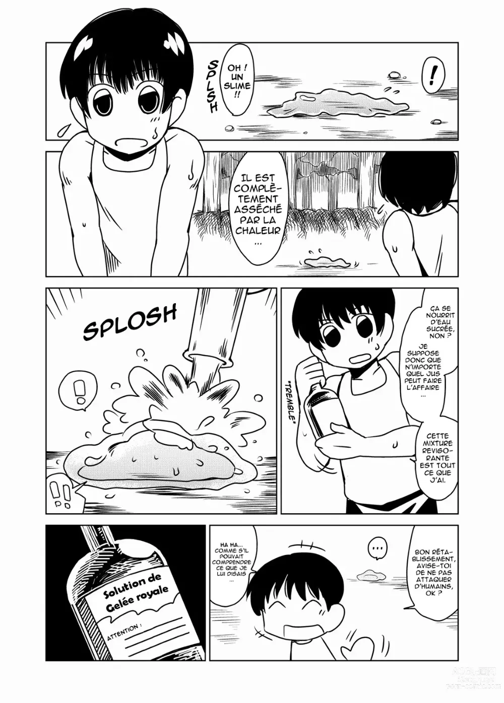 Page 2 of doujinshi Le slime qui devait une faveur