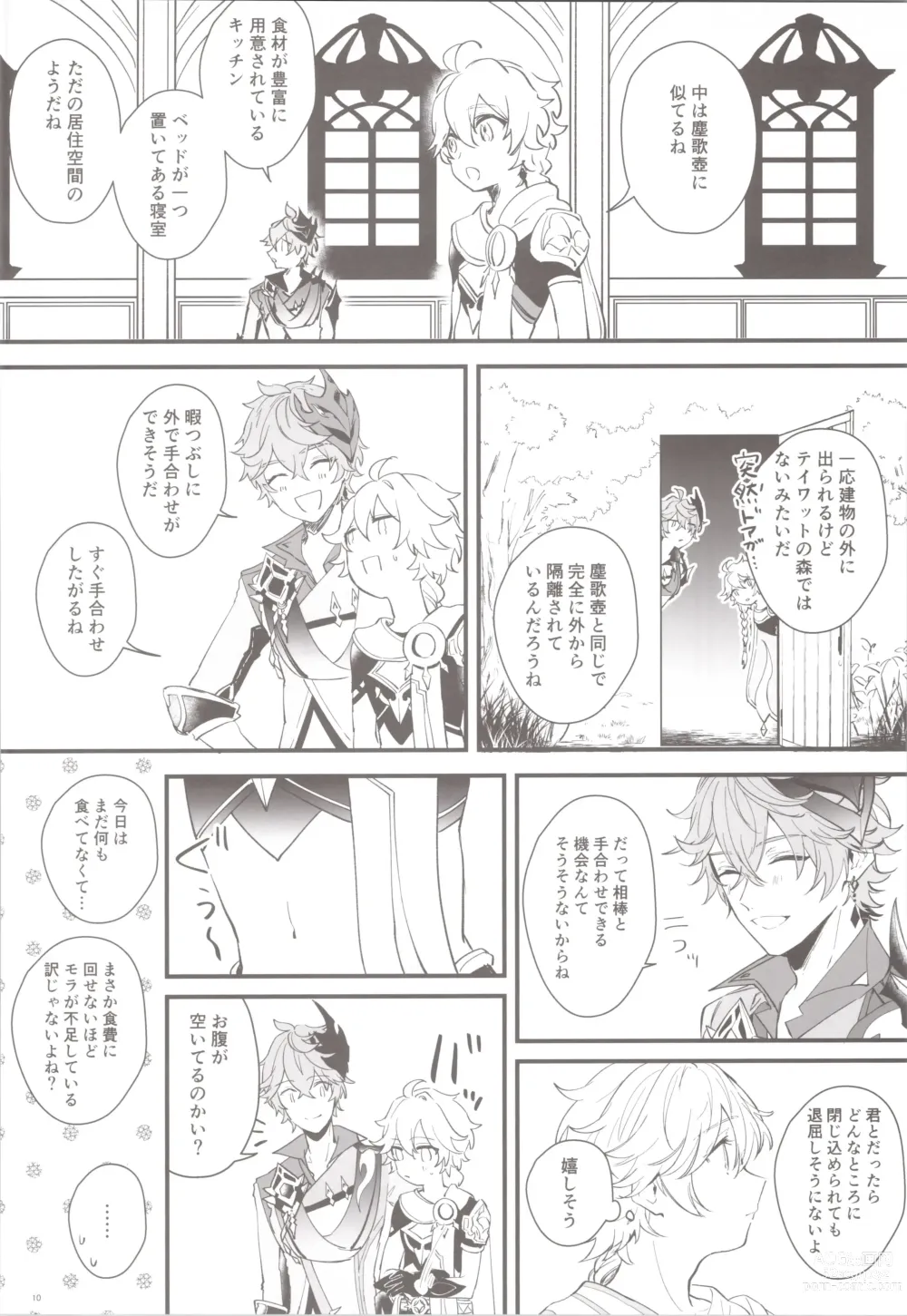 Page 10 of doujinshi Mitsuka Nemu-shuu no Niwa