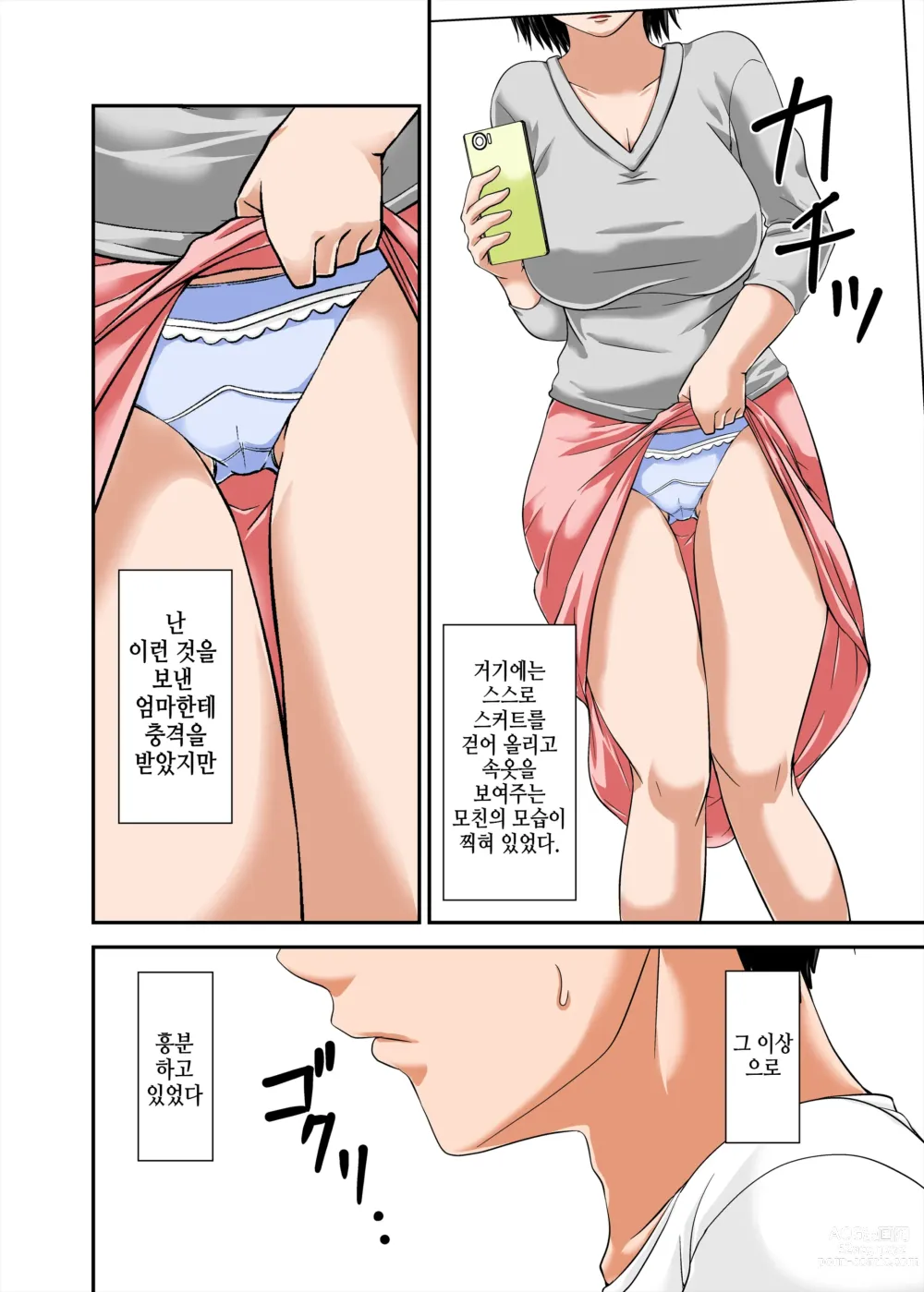 Page 8 of doujinshi Kaa-san no Yowami o Nigitte SEX Shiyou to Shitara Mechakucha Inran dattaㅣ엄마의 약점을 잡고 SEX하려고 했는데 엄청 음란했다 1