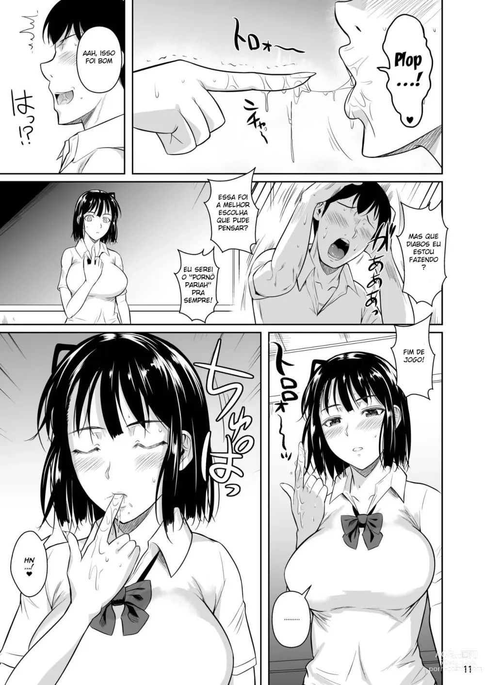 Page 12 of doujinshi Bocchi no Mob ga Tadashii Sentaku o Shite Seiso Shoujo to Tsukiau. Mochiron Sex mo Suru