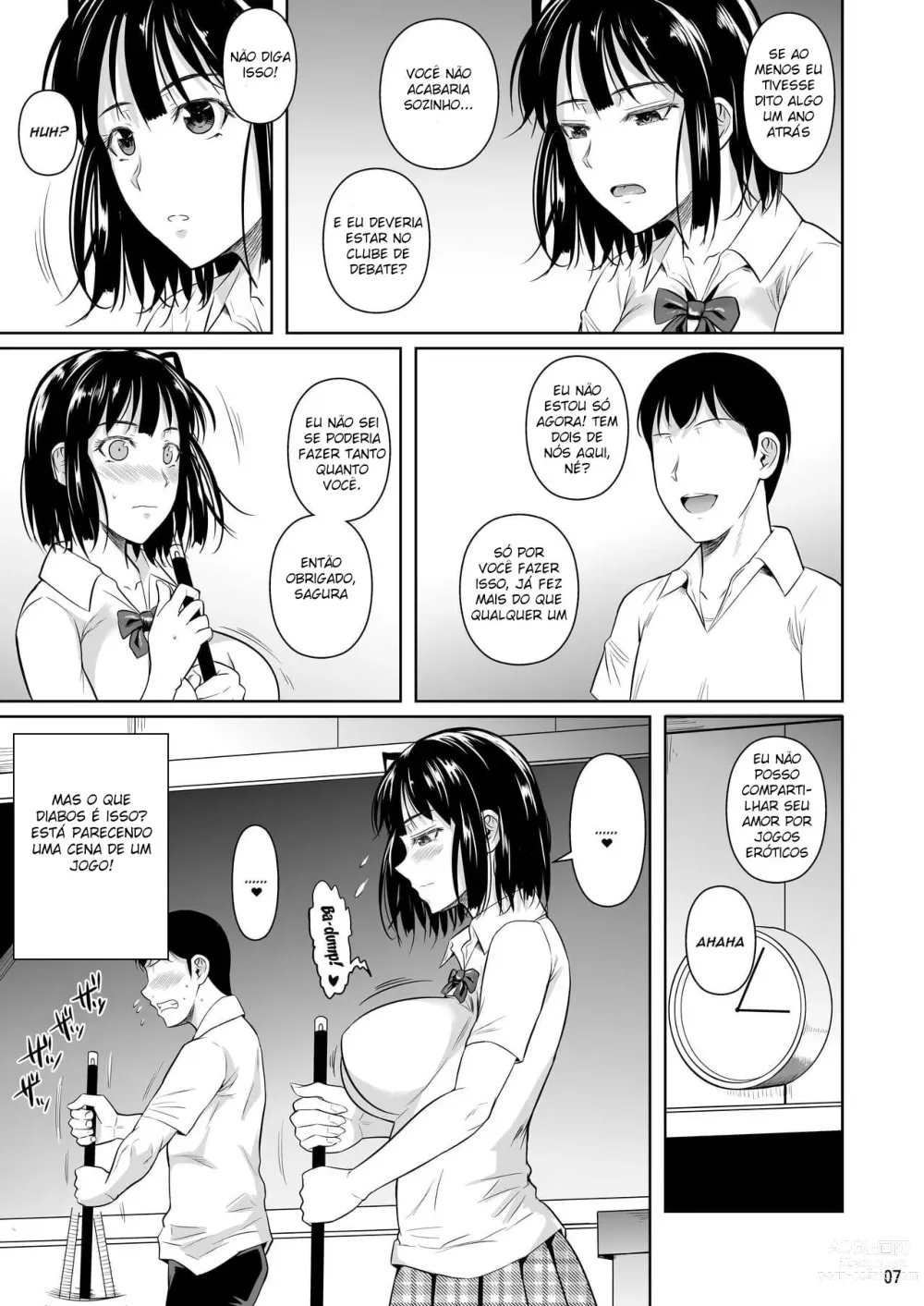 Page 7 of doujinshi Bocchi no Mob ga Tadashii Sentaku o Shite Seiso Shoujo to Tsukiau. Mochiron Sex mo Suru