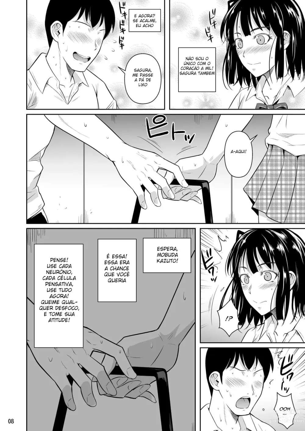 Page 8 of doujinshi Bocchi no Mob ga Tadashii Sentaku o Shite Seiso Shoujo to Tsukiau. Mochiron Sex mo Suru
