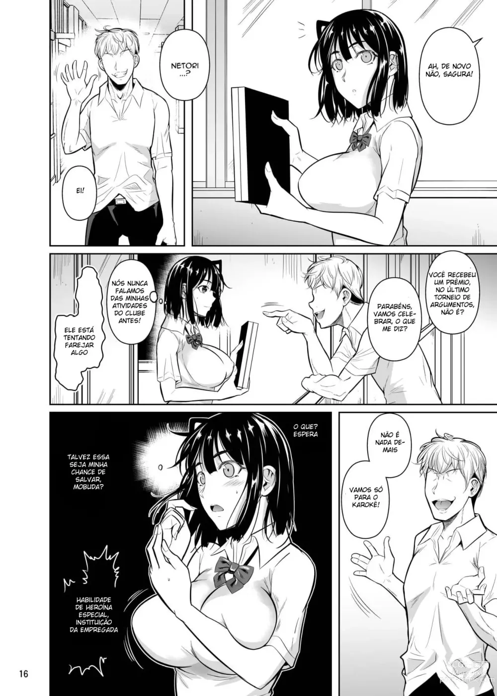 Page 17 of doujinshi Bocchi no Mob ga Tadashii Sentaku o Shite Seiso Shoujo to Tsukiau. 2 Mochiron Sex mo Suru