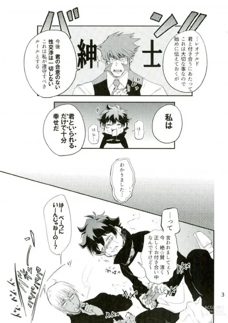 Page 2 of doujinshi LOVE ME Mr. K