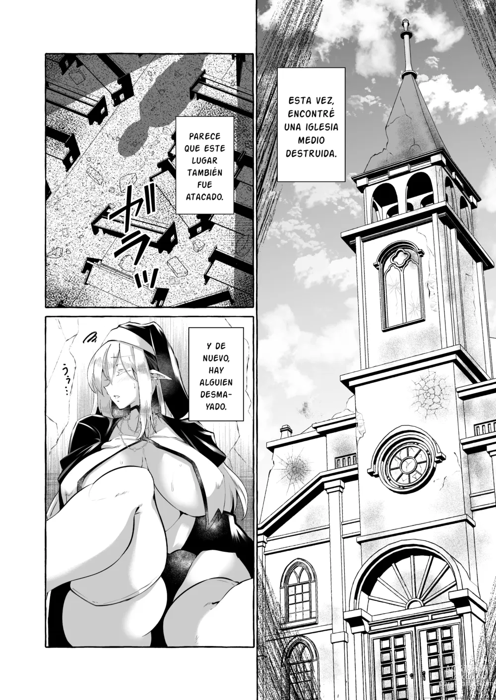 Page 18 of doujinshi Dare mo Mitenai Series Kajiba Yokubou Elf ga Ochiteta node Itazura Shite Mita