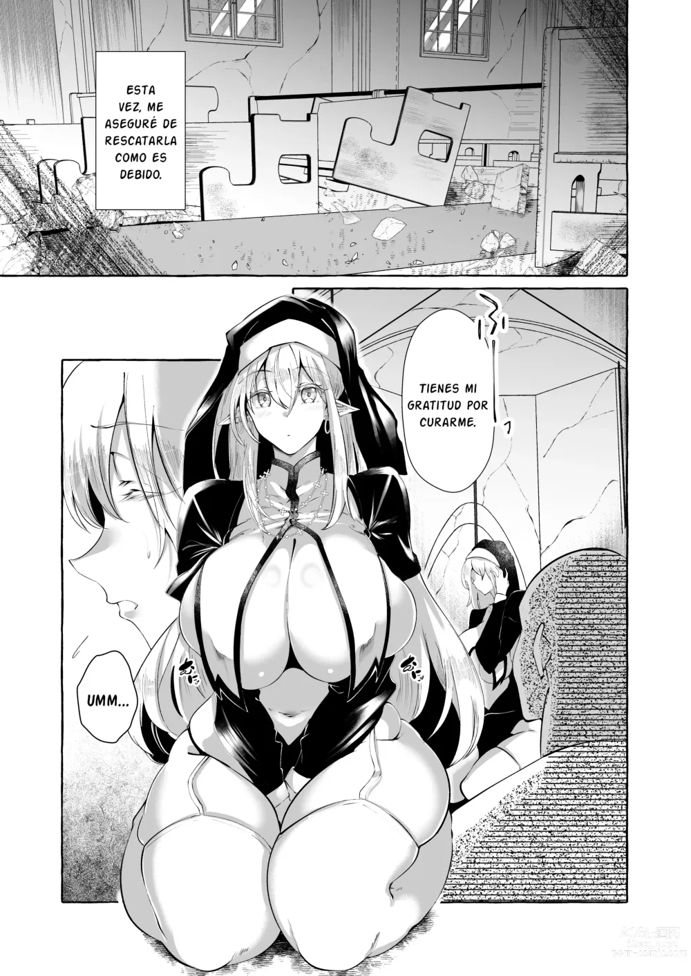 Page 19 of doujinshi Dare mo Mitenai Series Kajiba Yokubou Elf ga Ochiteta node Itazura Shite Mita