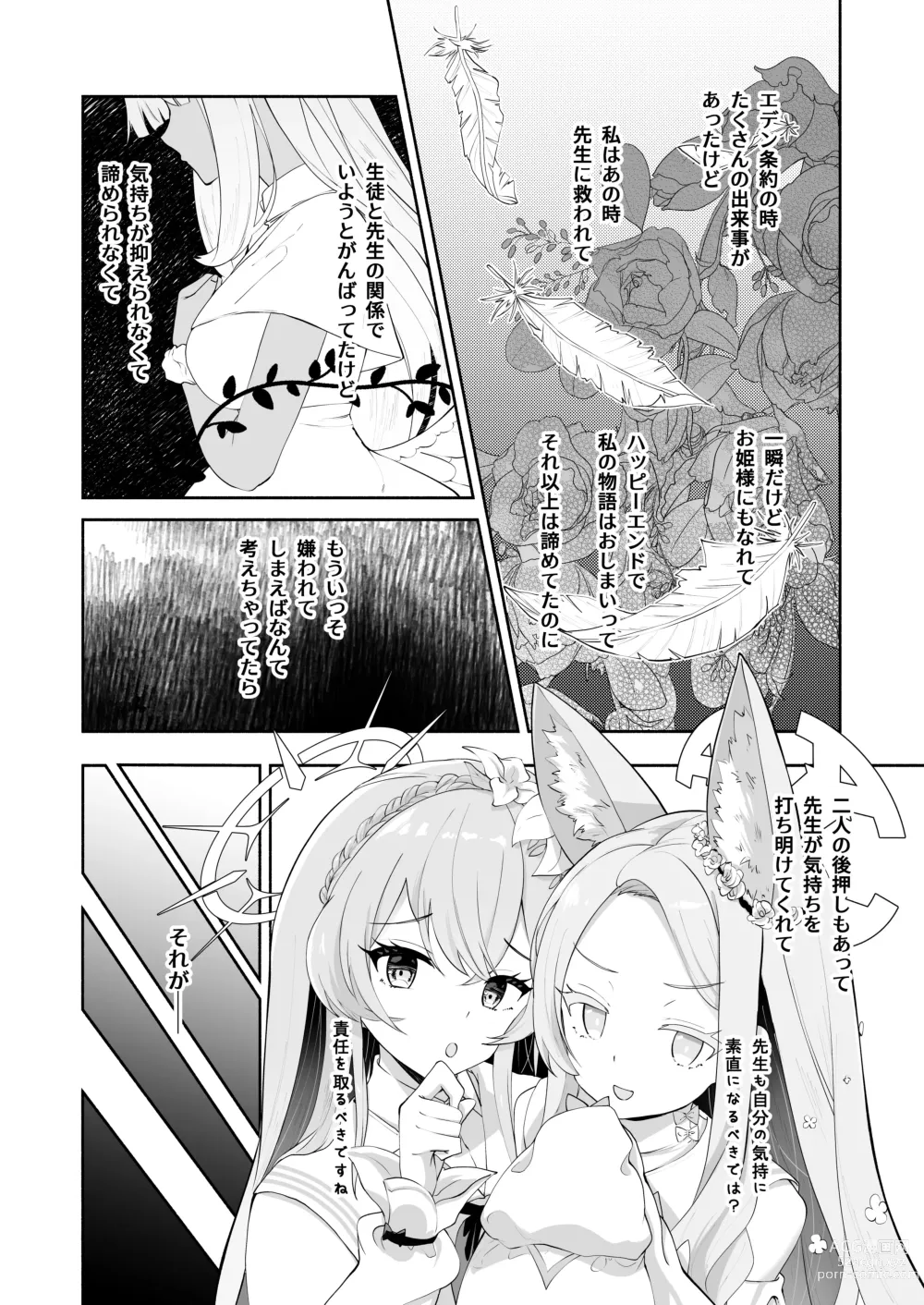 Page 7 of doujinshi Hoshi no Izumi wa Amai Yuuwaku