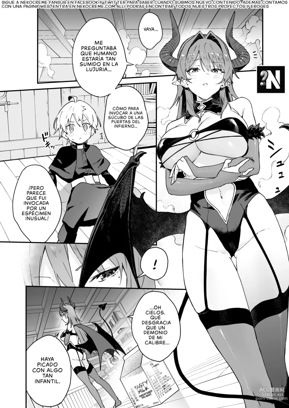 Page 4 of doujinshi ¡Enfrentaré a la Lasciva Señorita Súcubo con Castigos Sexuales!