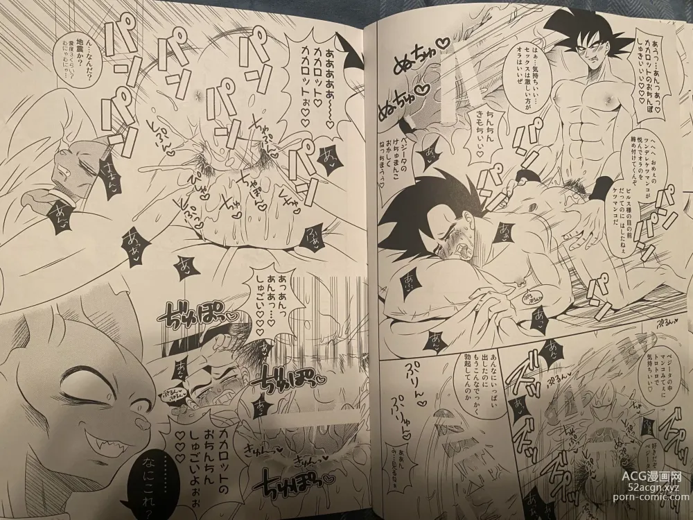 Page 3 of doujinshi Vegeta x goku