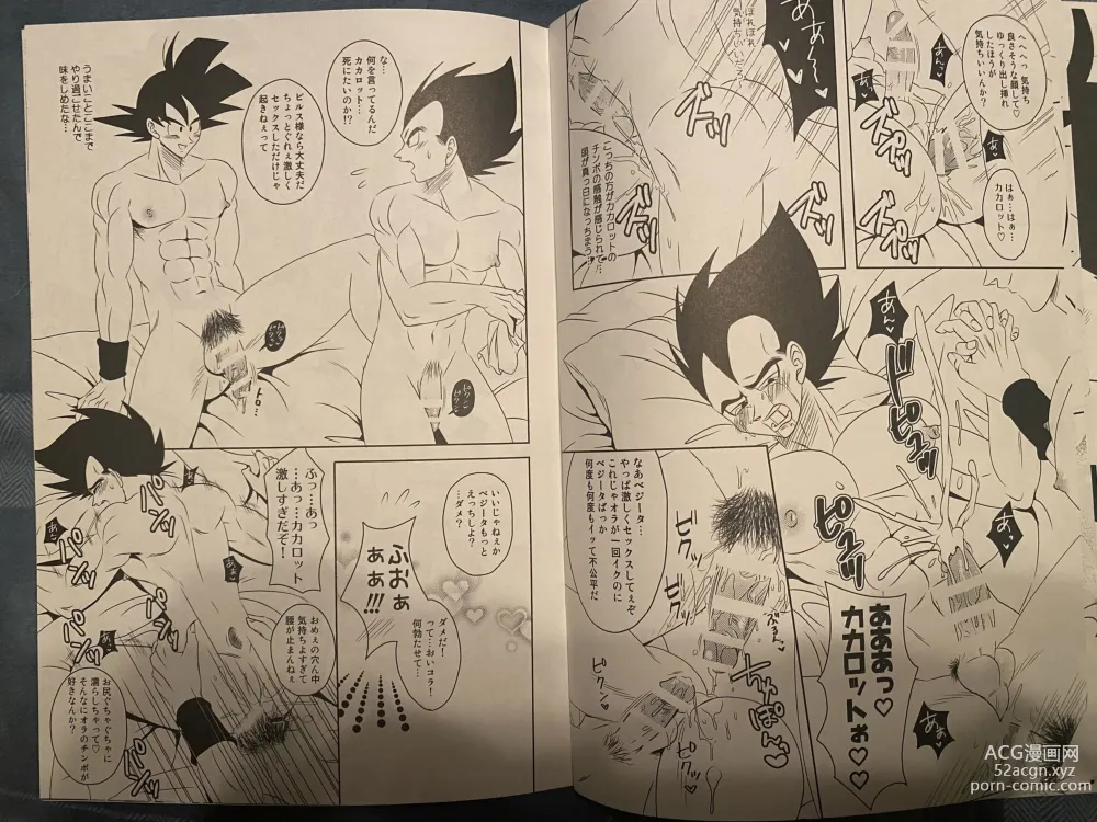 Page 4 of doujinshi Vegeta x goku