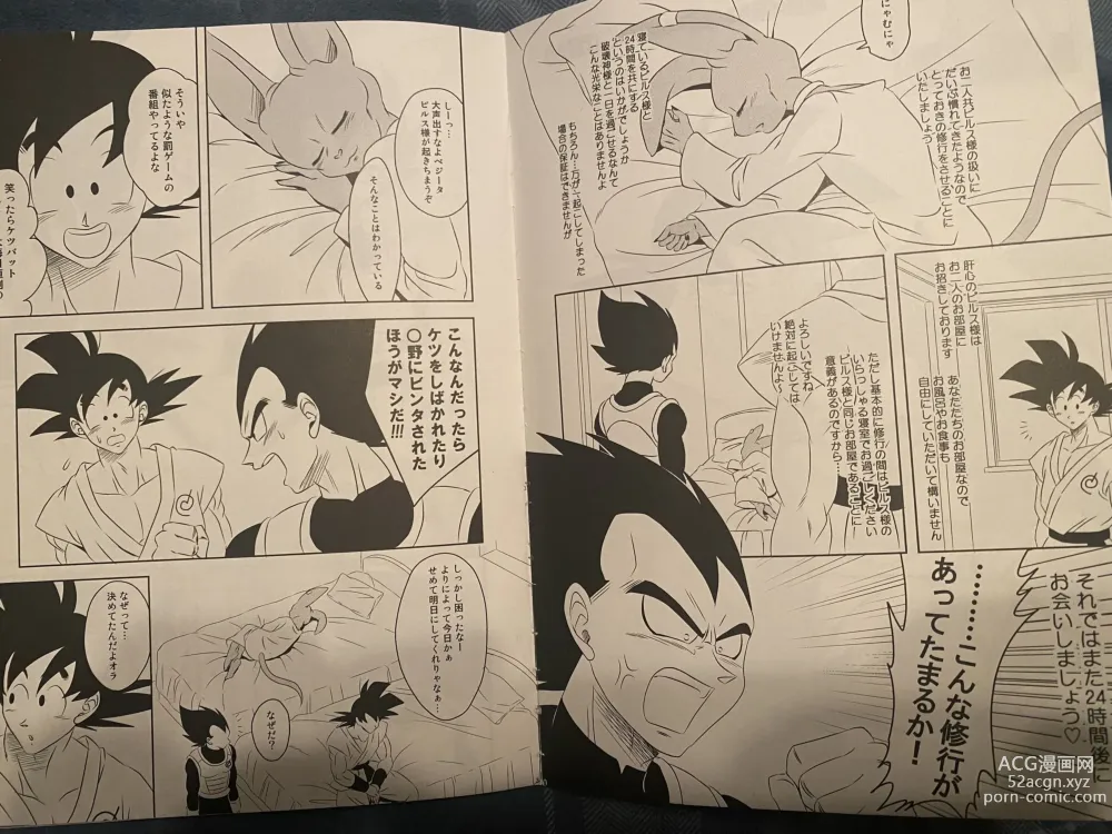 Page 9 of doujinshi Vegeta x goku