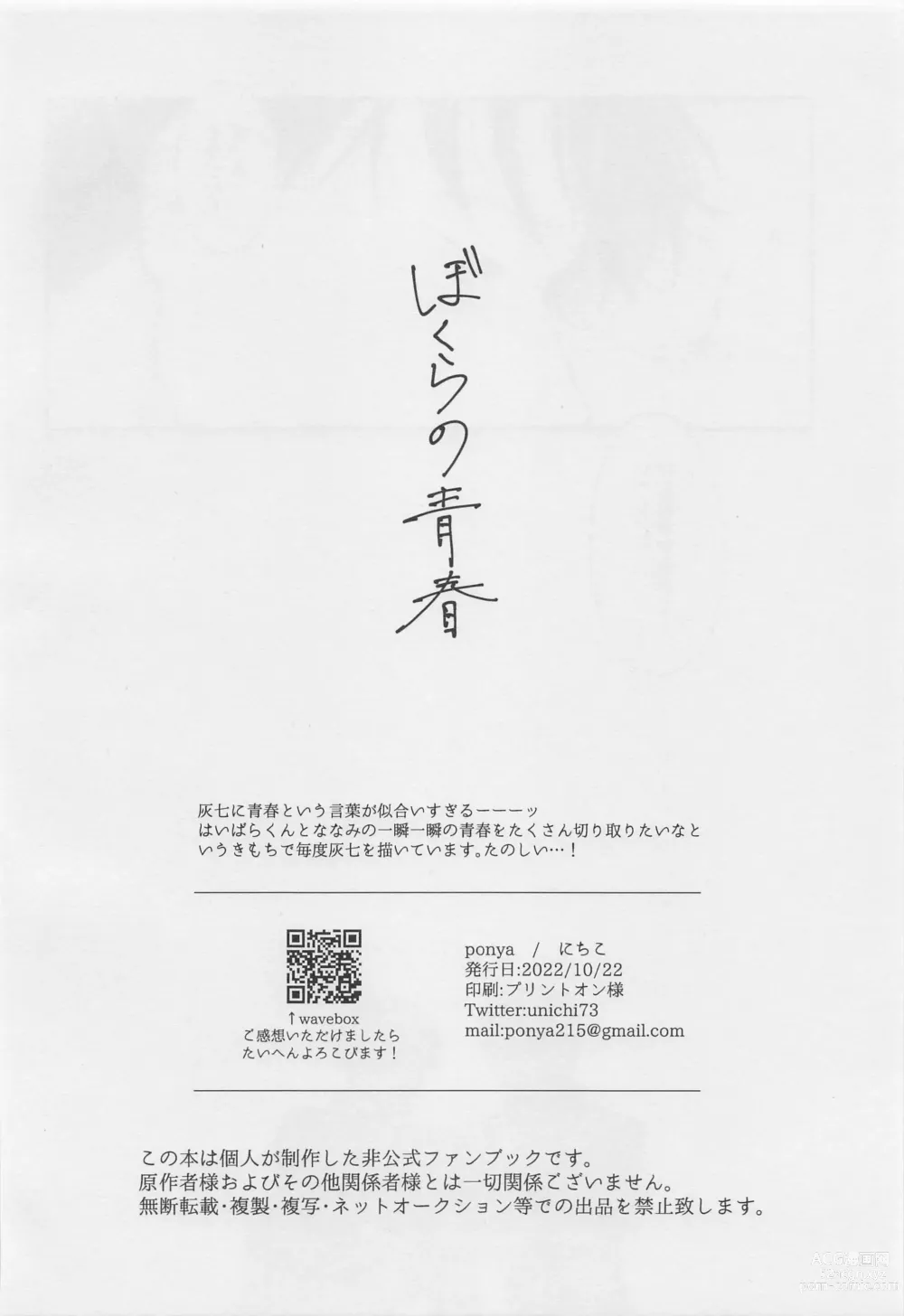 Page 49 of doujinshi Bokura no Seishun
