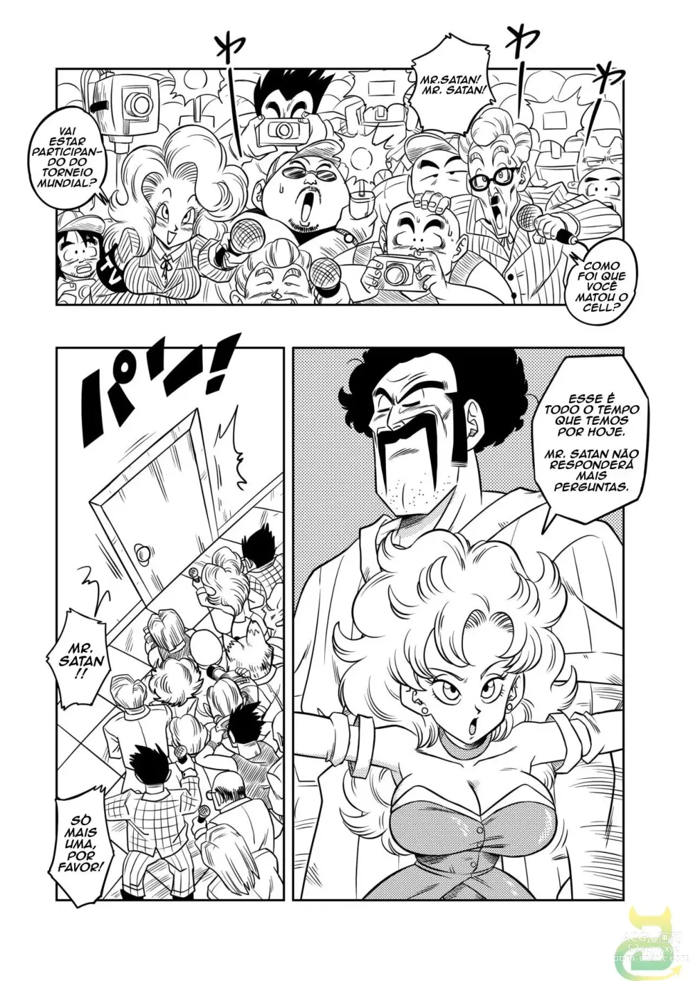 Page 2 of doujinshi Mister Satans Secret Training