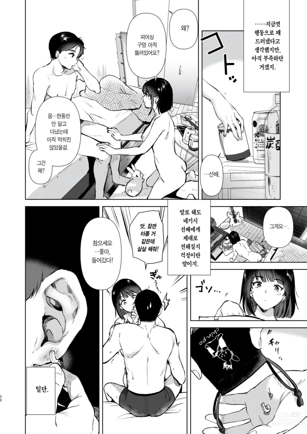 Page 29 of doujinshi 선배, 주말 한가하세요?