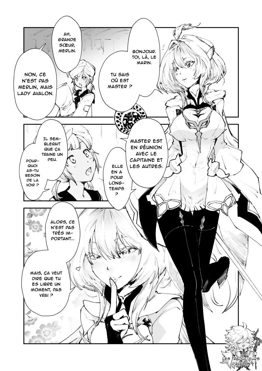 Page 4 of doujinshi Chikyuu Saigo no Succubus ga Chaldea de Yarakasu Hon