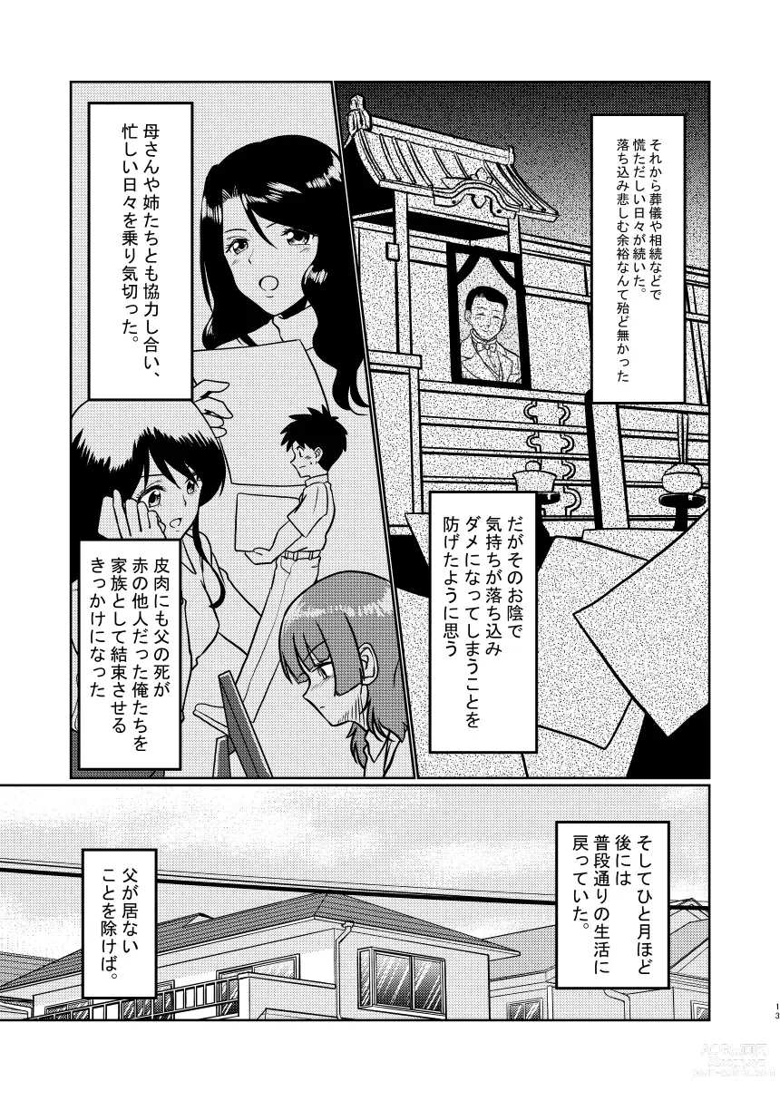 Page 13 of doujinshi Shin Kazoku Ii no? Okaa-san ga Hajimete de...