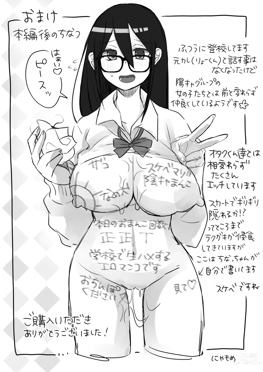 Page 73 of doujinshi Datsuota YouCha Debut Shita Gal wa Kimoota Danshi no Onaho ni Saremashita