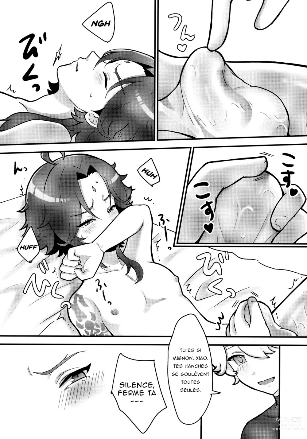 Page 19 of doujinshi AetherXiao ga Tsubo no Naka de Ecchi Suru Hon