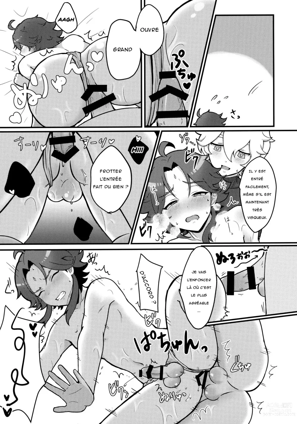 Page 22 of doujinshi AetherXiao ga Tsubo no Naka de Ecchi Suru Hon