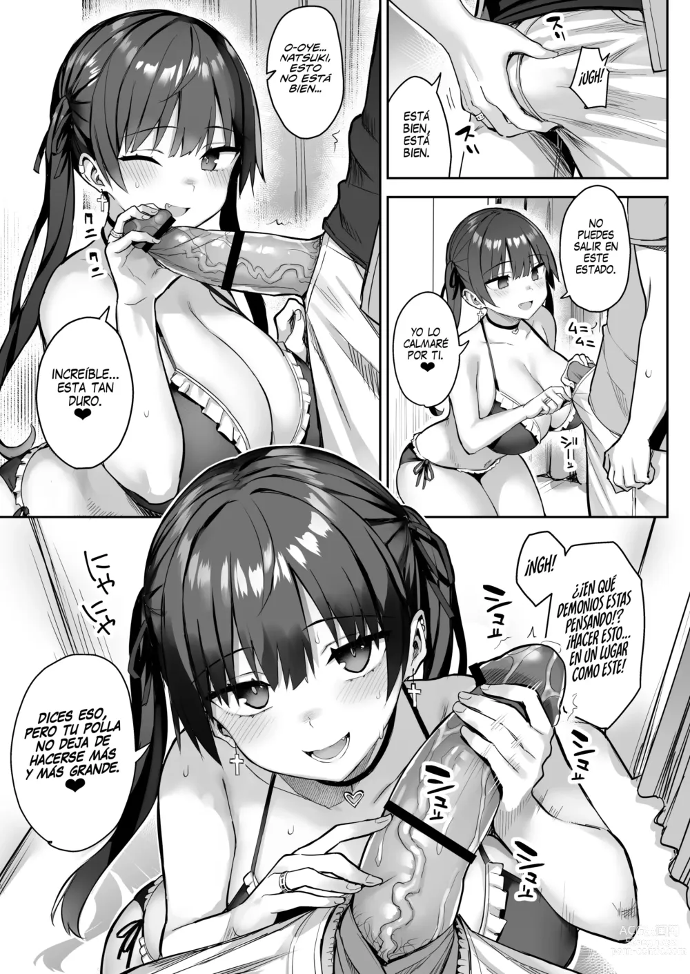 Page 10 of doujinshi ¡¡Mi Hermanita Quien era una Comelibros se Convirtió en una Puta de grandes Tetas...!! 3