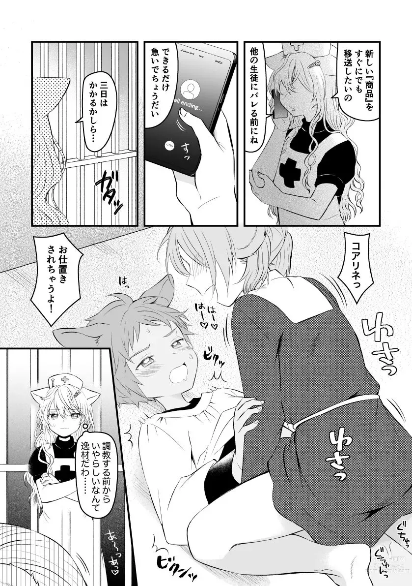 Page 1 of doujinshi Toraerare “Shouhin” ni Naru ka Shiraberareru Shounen Shoujo