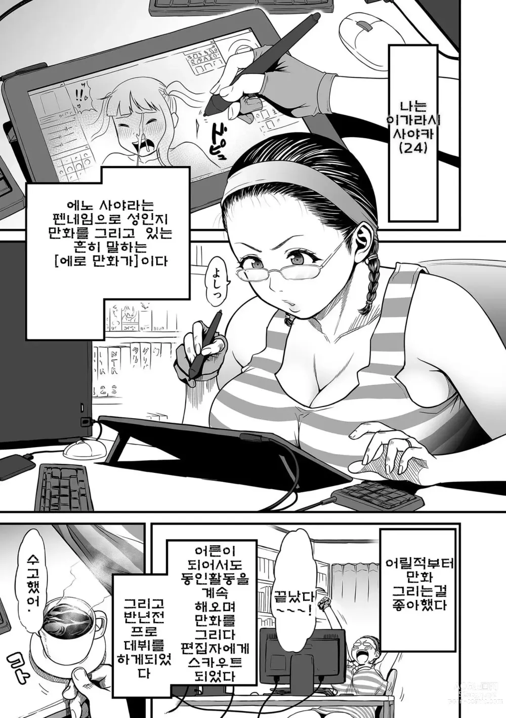Page 15 of manga 여자 에로 만화가가 음란하다니 환상이지 않은가요
