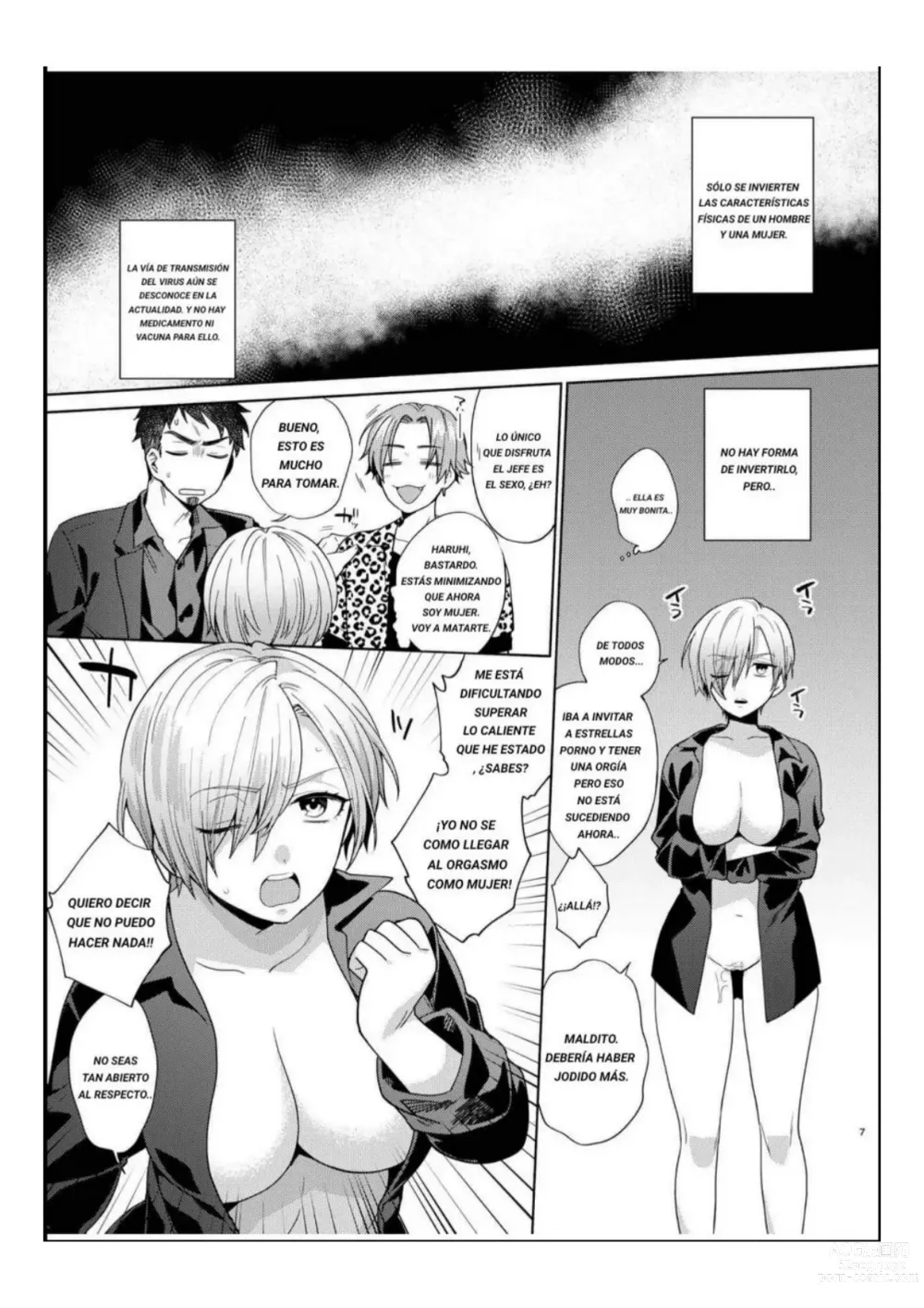 Page 7 of doujinshi TSF Yariman Gokudou-chan