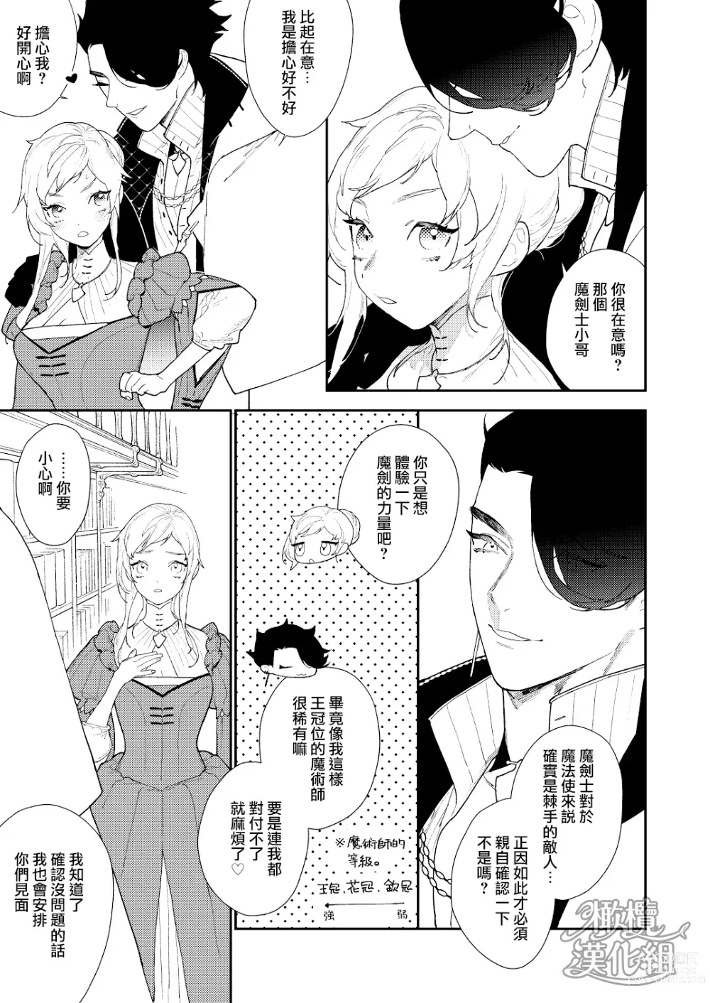 Page 9 of doujinshi 魔法使与乐园的俘虏