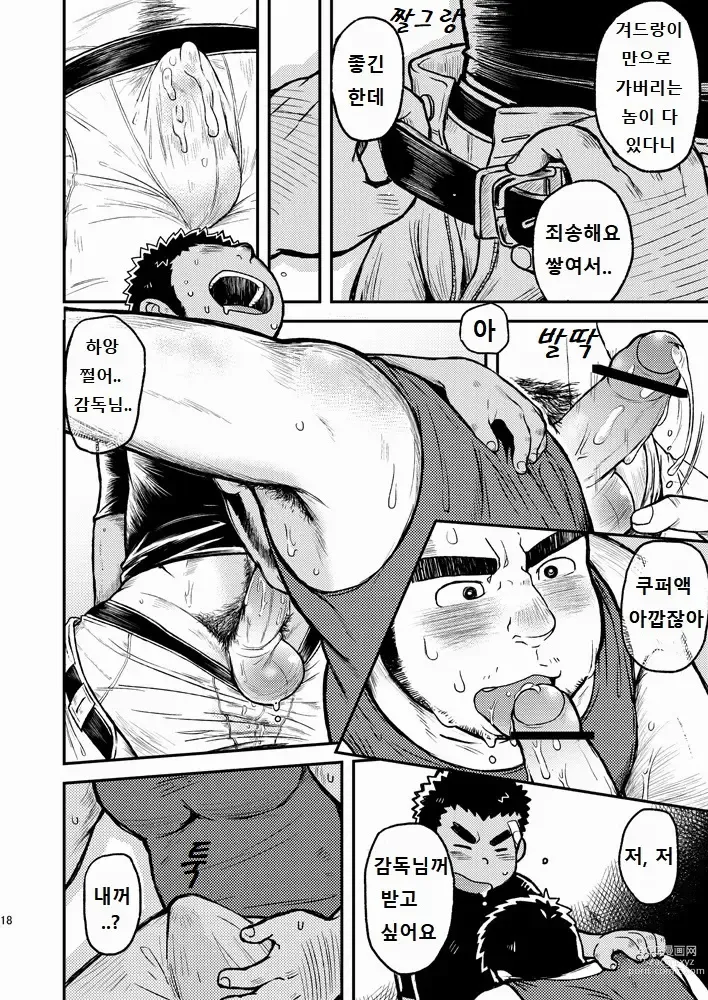 Page 18 of doujinshi 땀투성이 에이스!!