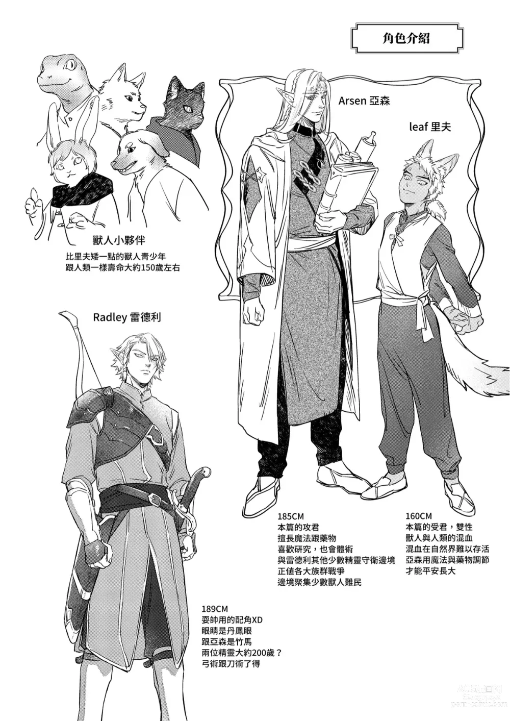 Page 6 of doujinshi 精靈與半獸人