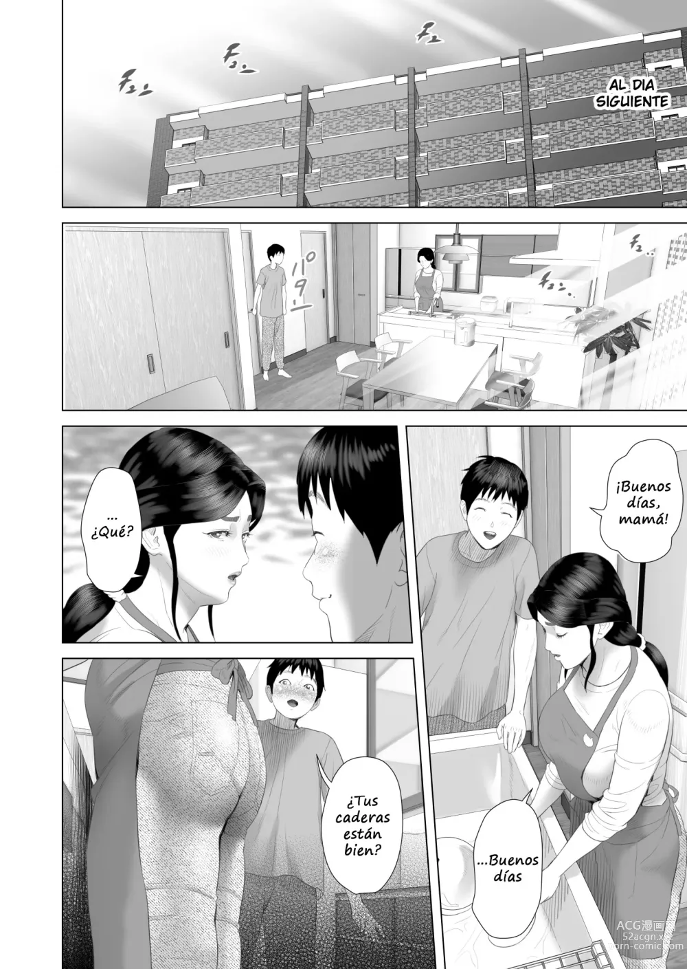 Page 42 of doujinshi Neighborhood Seduction The Story About How I Came To Be Like This With My Mother 4 - Punishment Volume